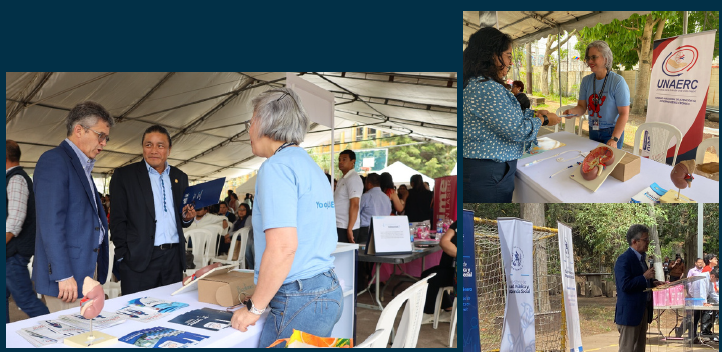 UNAERC participa en Feria de Salud del Ministerio de Salud Pública y Asistencia Social